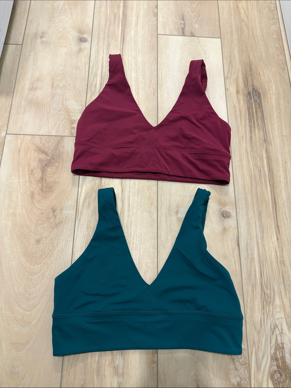 Lululemon Align V-Neck Bra *Light Support, A/B Cup - set of 2